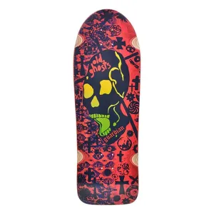 Vision 10" x 30" Old Ghost (RED STAIN) Skateboard Deck