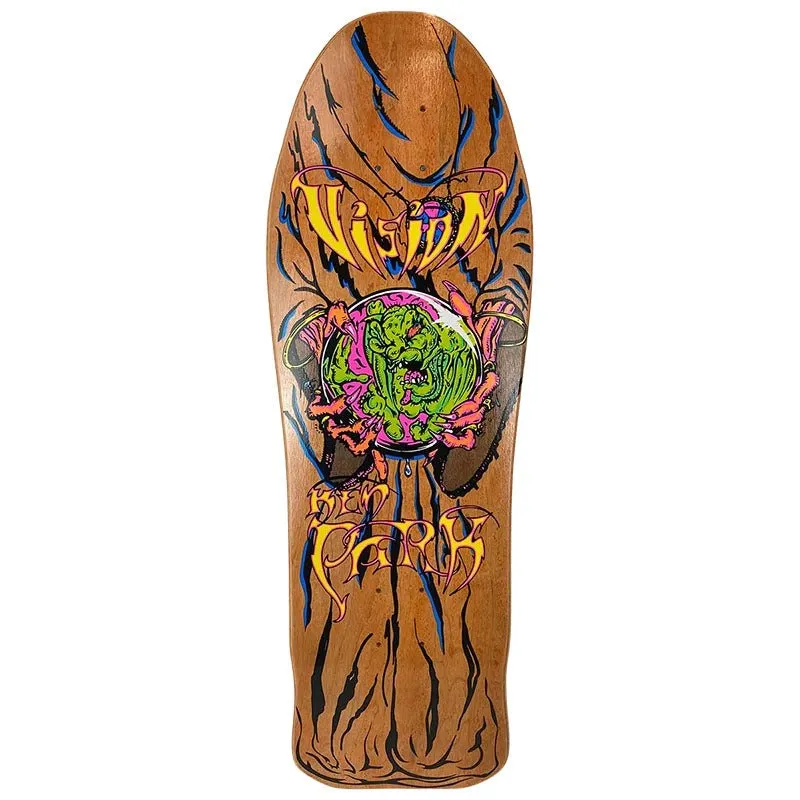 Vision 9.75" x 30" Ken Park Crystal Ball Orange Stain Skateboard Deck