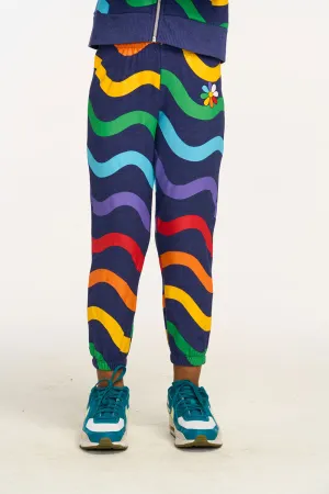 Wavy Rainbow Slouchy Pant