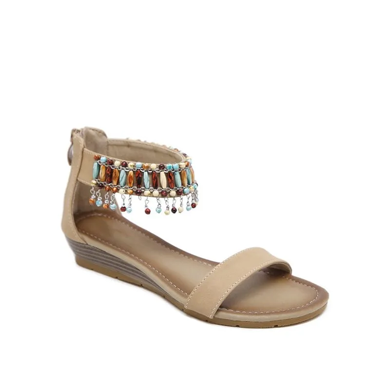 Wedge Heel Retro Sandals