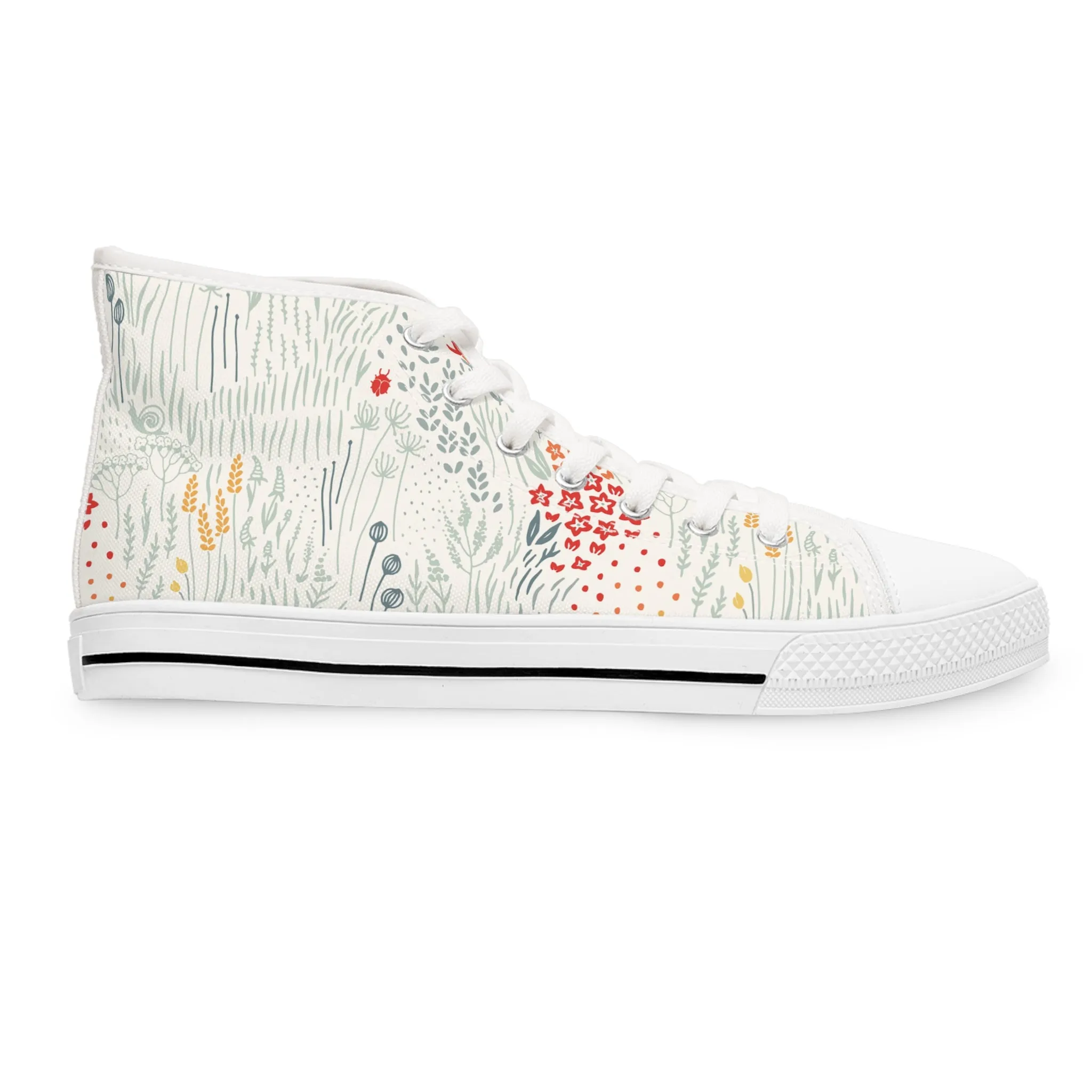 Wildflowers Women's High Top Sneakers