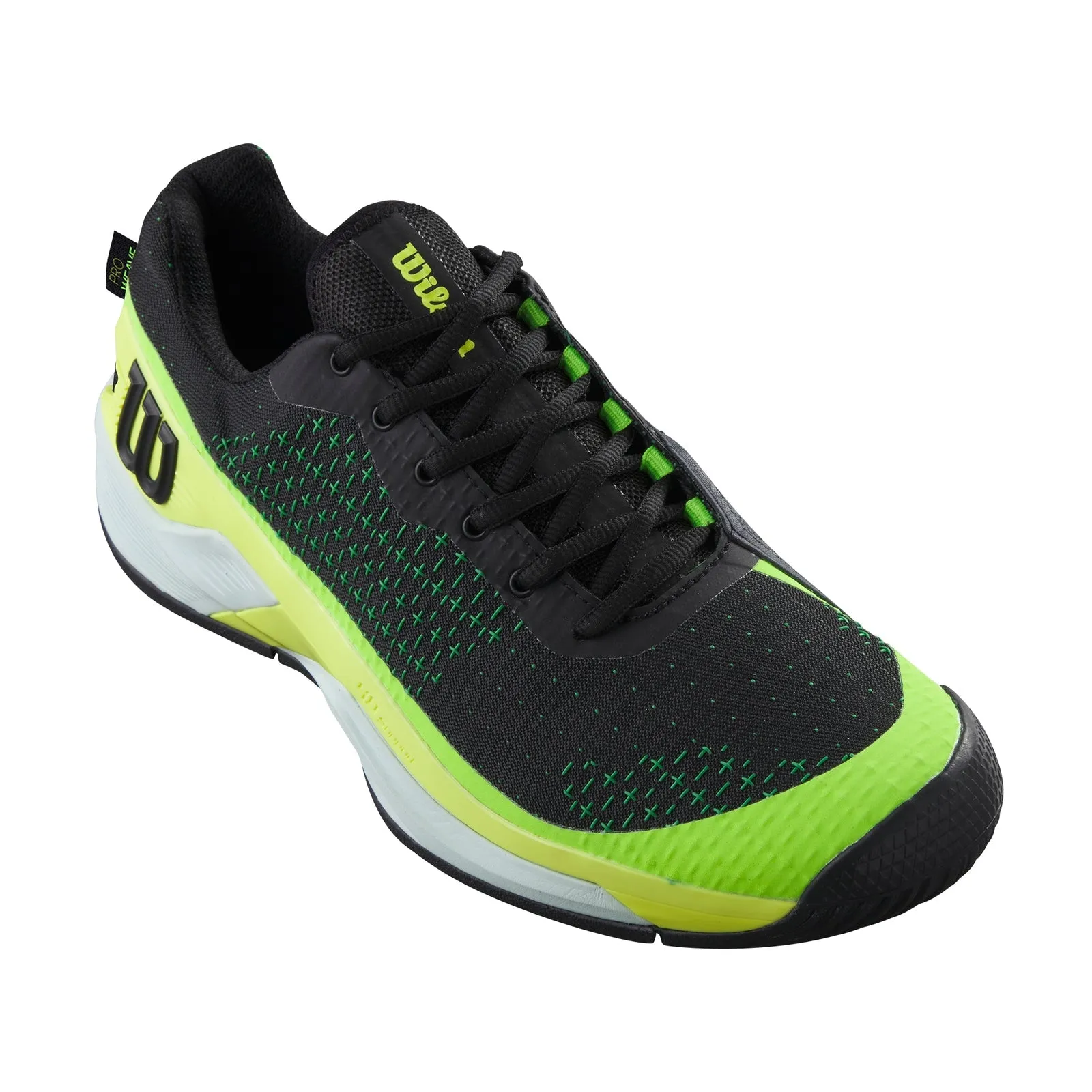 Wilson Rush Pro Extra Duty (Mens) - Black/Safety Yellow/Green Gecko