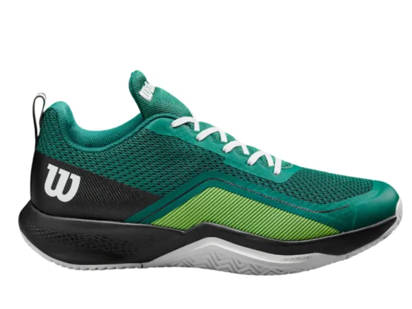 Wilson Rush Pro Lite Mens Tennis Shoe (Evergreen/Black/White)