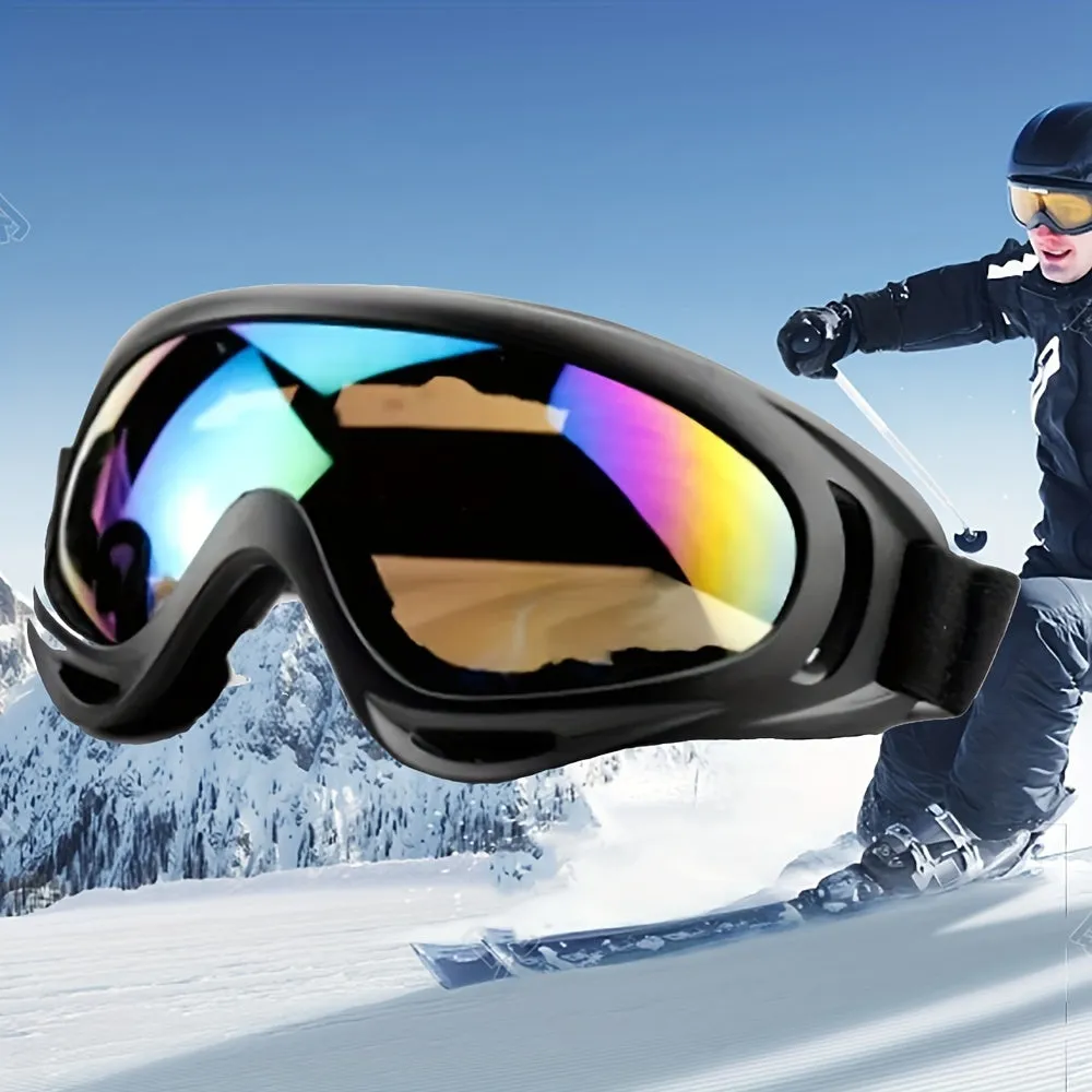 Windproof And Dustproof Adjustable Ski Goggles With UV Protection For Outdoor Sports, Hiking, Cycling, And Skiing