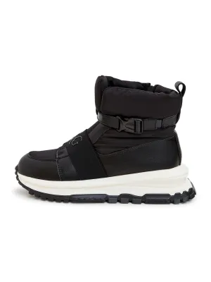 Winter Ankle Sneaker Boots - Black