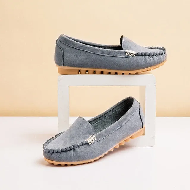 Women Flats Shoes 2019 Loafers Candy Color Slip on Flat Shoes Ballet Comfortable For ladies