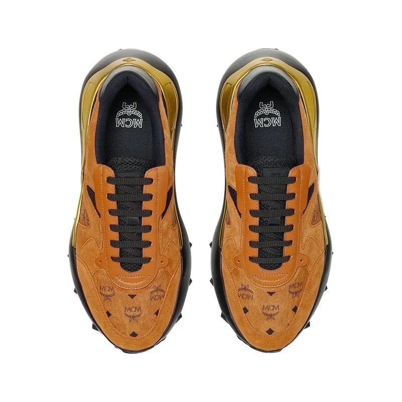 Women's Skystream Sneakers In Visetos, Cognac