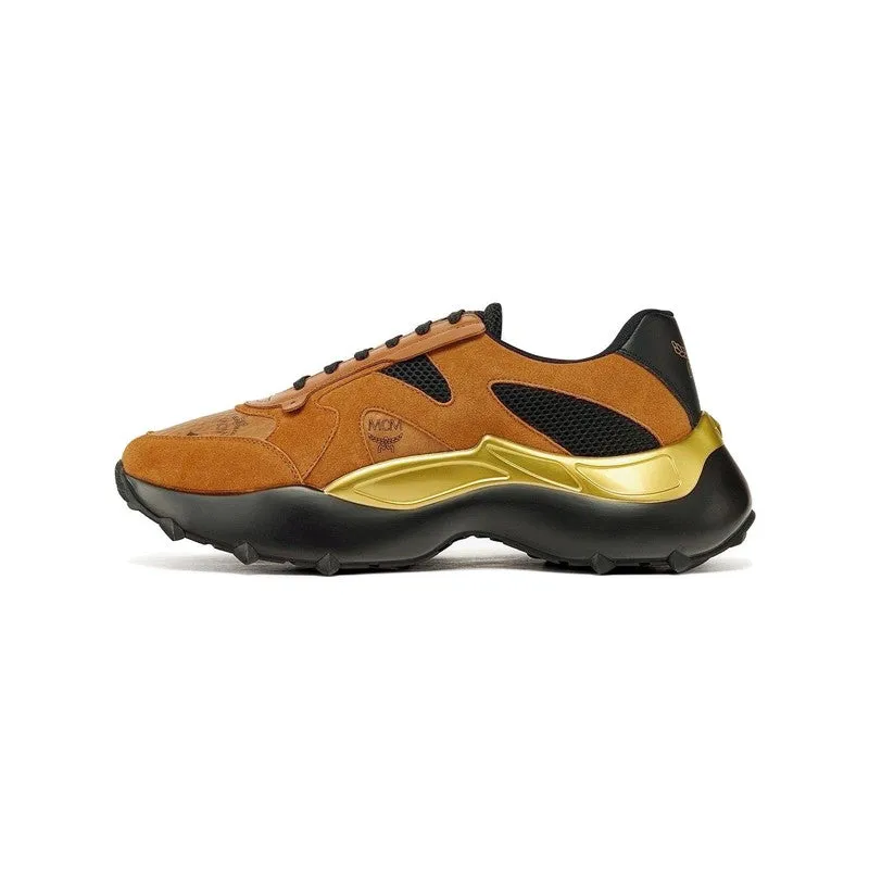 Women's Skystream Sneakers In Visetos, Cognac