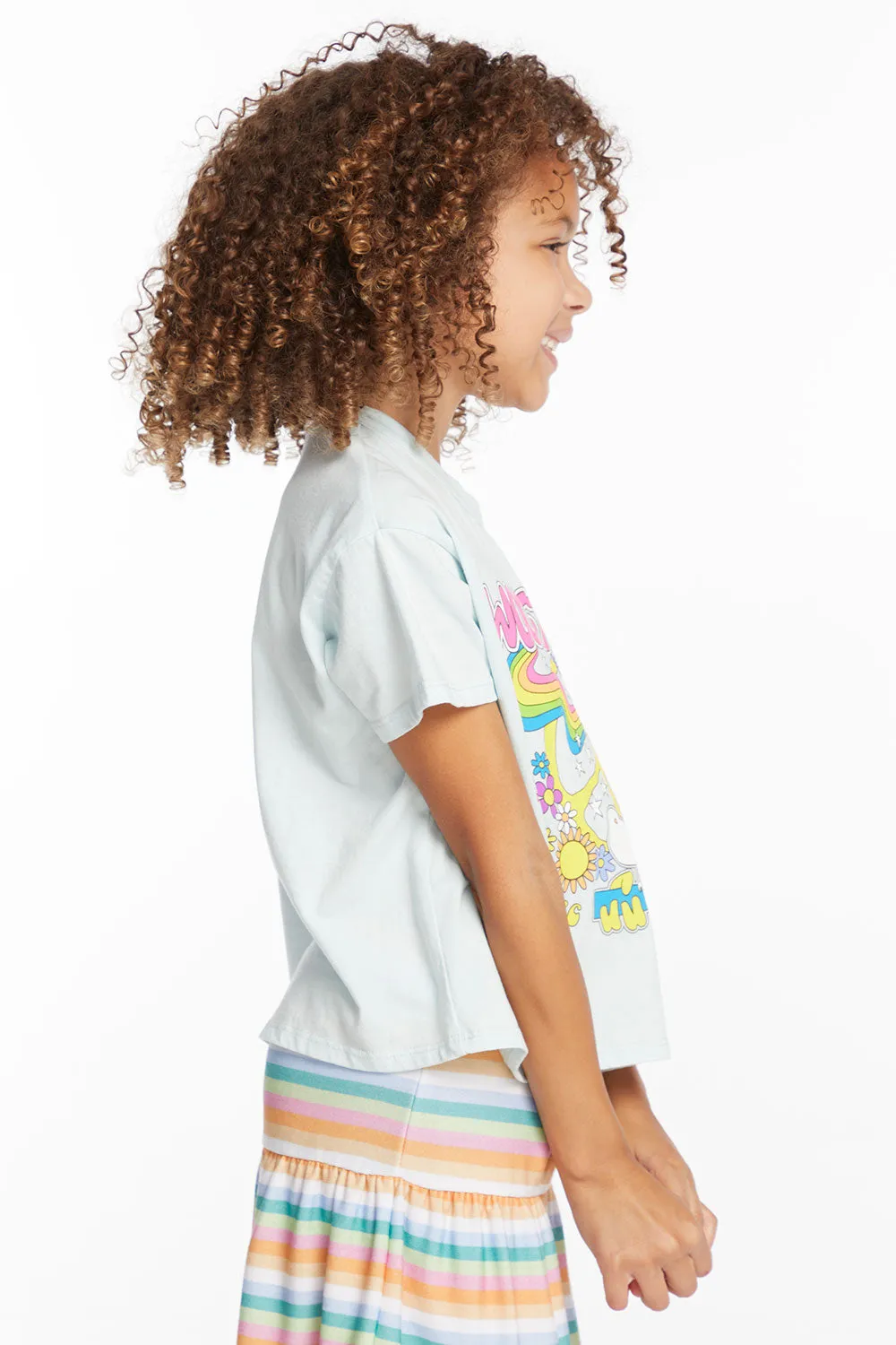 Woodstock Peace Sign Girls Tee