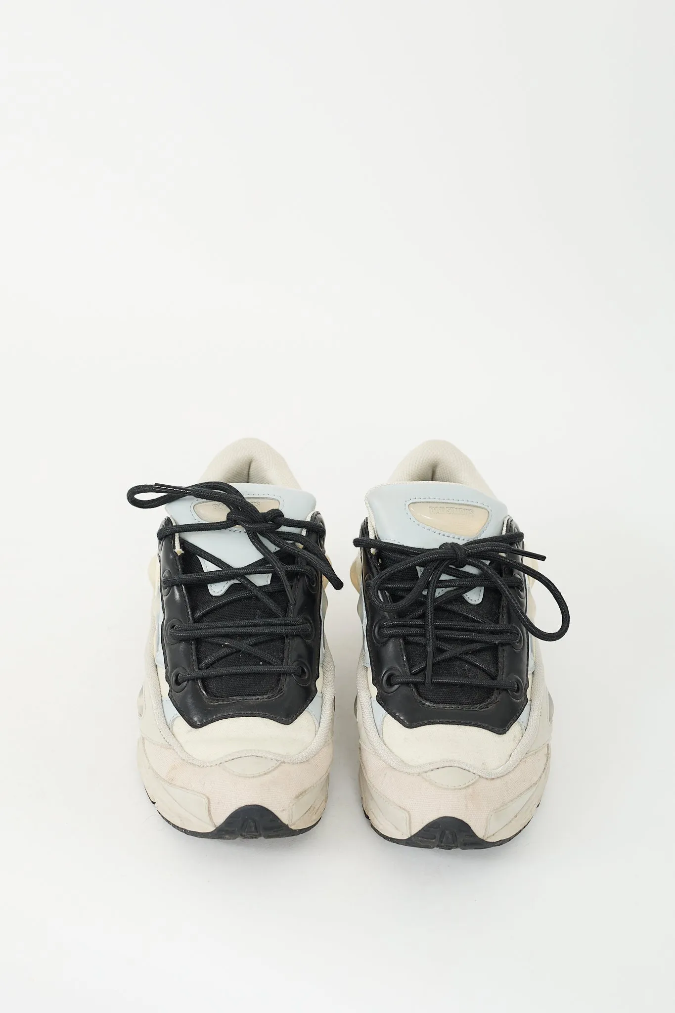 X Adidas Cream & Black Ozweego III Sneaker