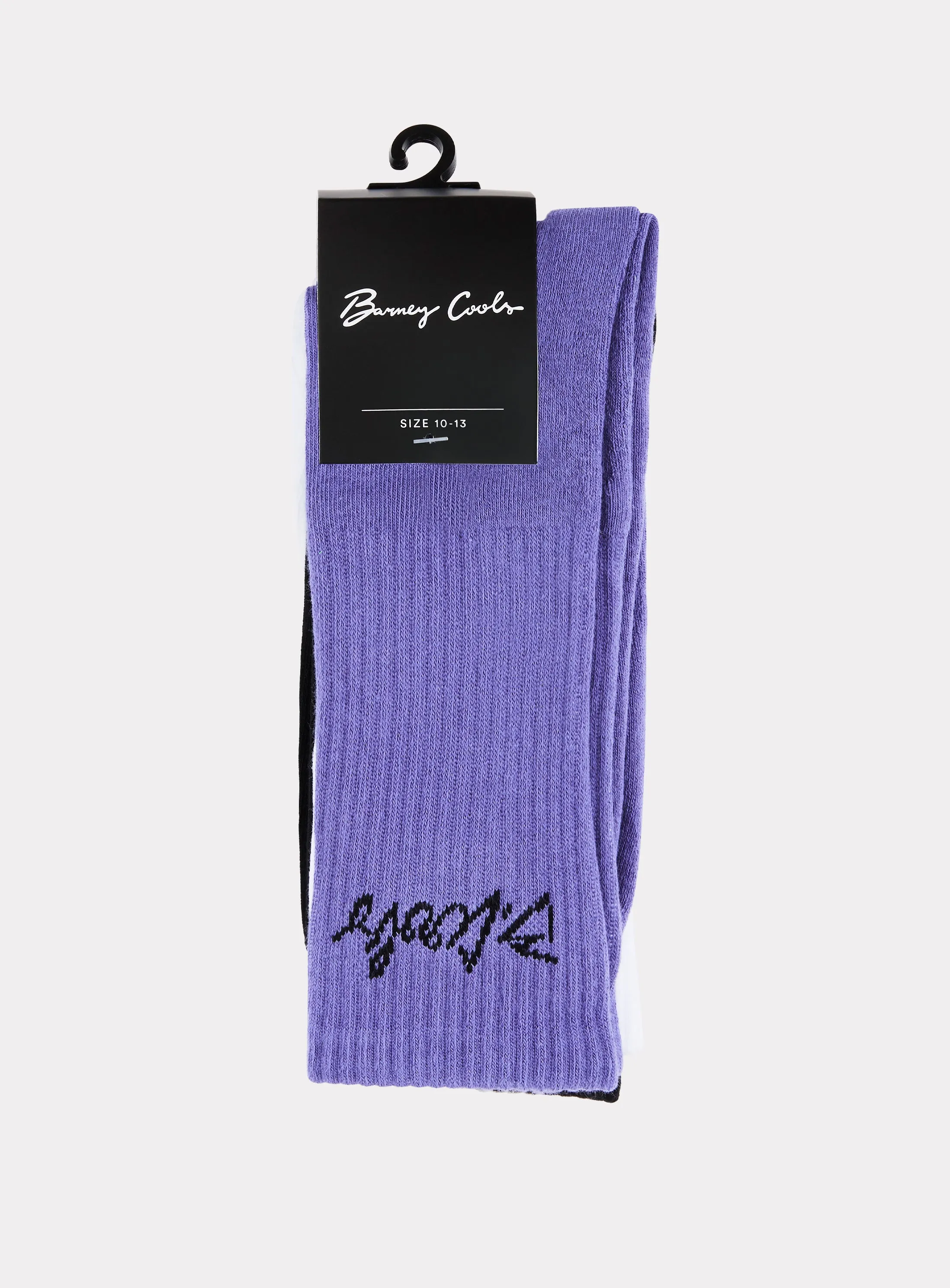 YC Sock 3-Pack White/Lilac/Black