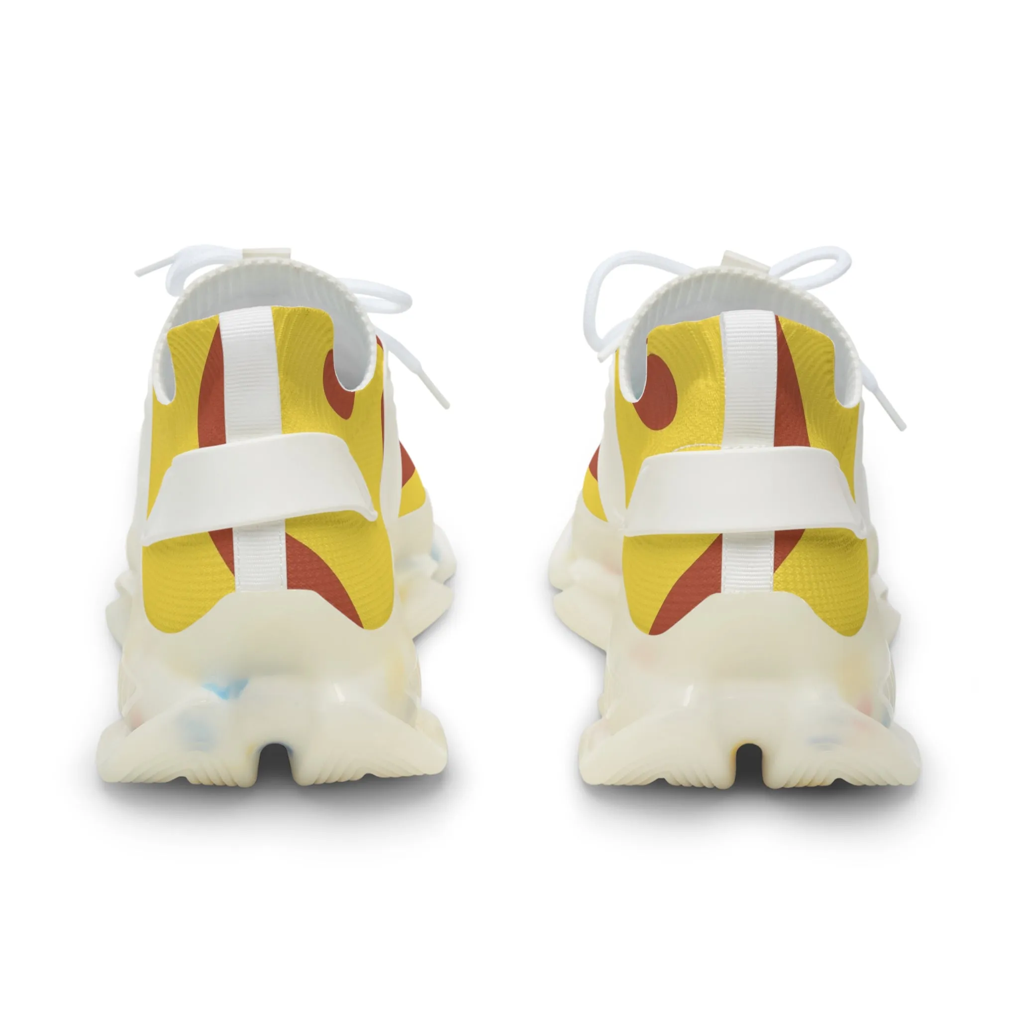 Yellow Giraffe Men's Mesh Sneakers