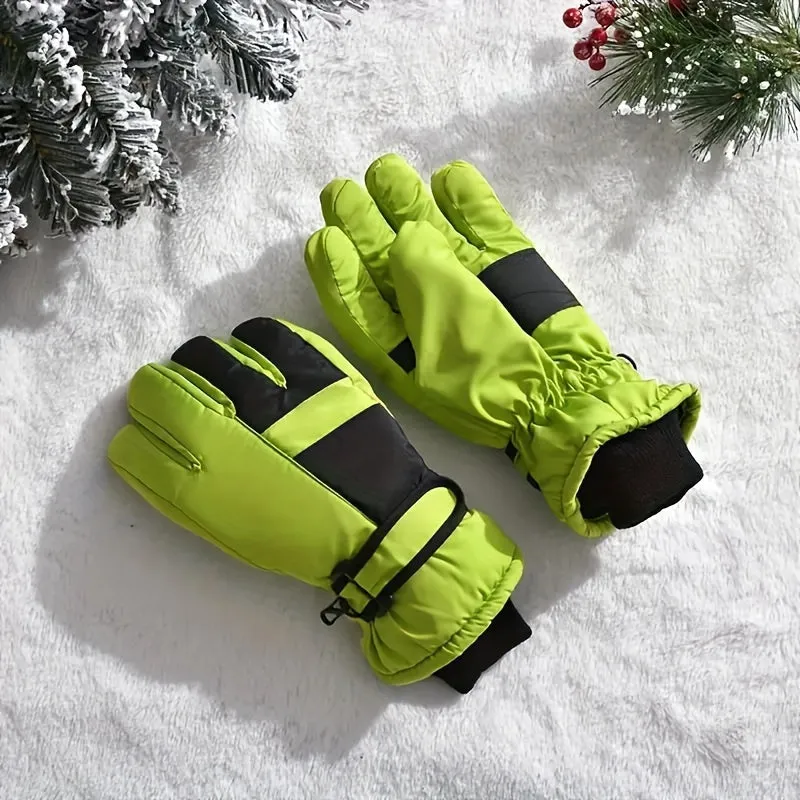 Youngsters' Winter Snow Gloves for Boys & Girls Ages 9-16 - Perfect for Outdoor Sports, Cycling, Fishing & Skiing | Hand Washable, for Winter