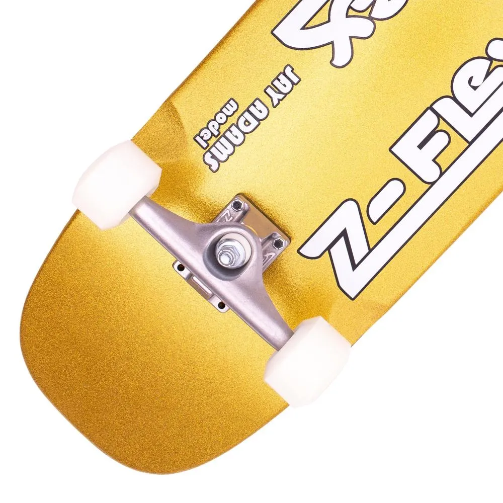 Z-Flex Metal Flake Pool Gold 9.5" Skateboard